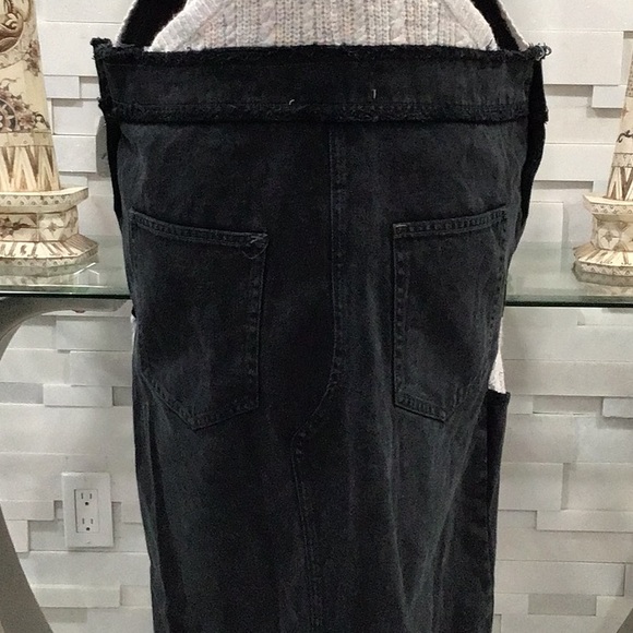 🆕 WE THE FREE Denim and Knit Combo MIDI Jumper Dress - Picture 10 of 15